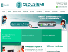 Tablet Screenshot of cedus.com.br
